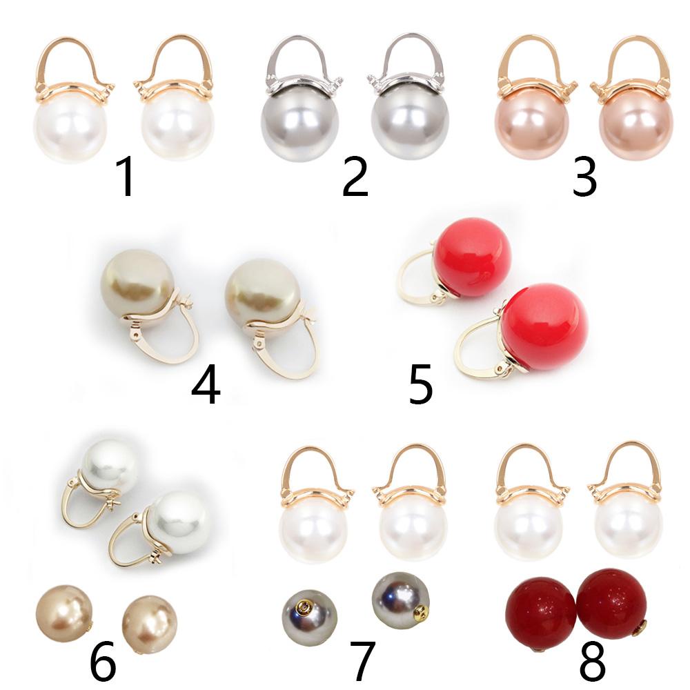 ROSE Bông Tai Đính Đá Thời Trang Dành Cho Nữ