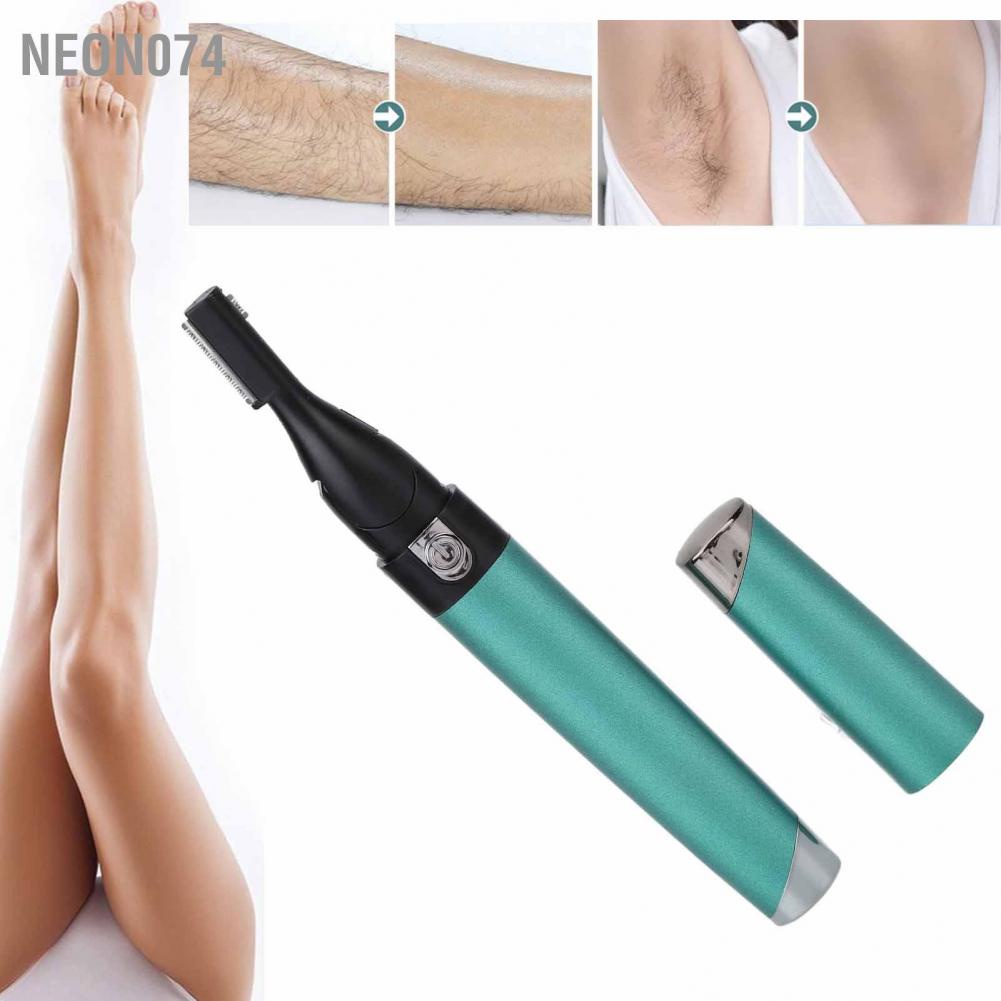 Neon074 Electric Eyebrow Trimmer Waterproof Pen Shape Flexible Shaving Facial Hair Remover for Home Travel Use Bút Tỉa Lông Mày Cao Cấp