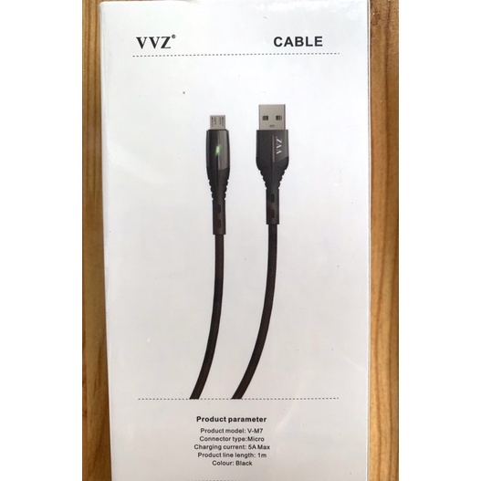 Cáp Dù Có Đèn Led Tự Ngắt Sạc Khi Đầy Chính Hãng VVZ