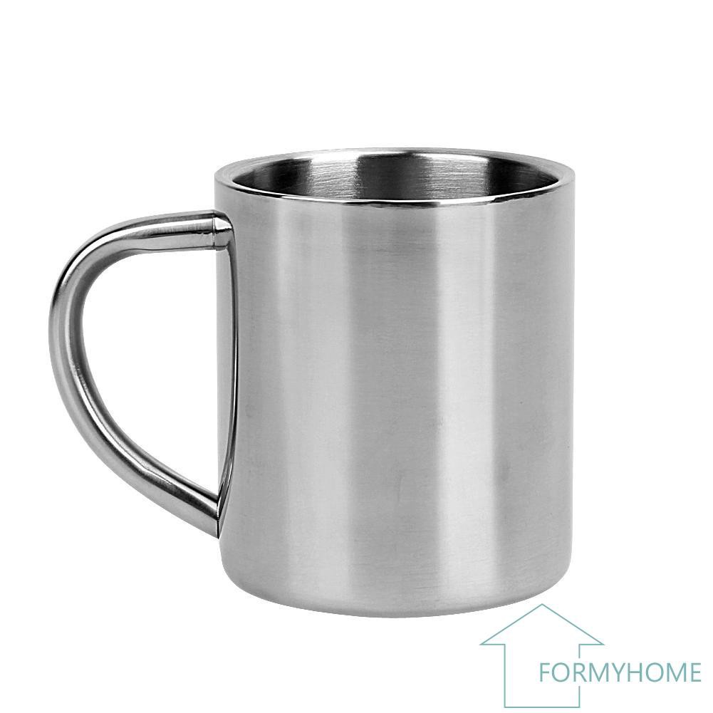 Fo Student Stainless Steel Double Wall Mug Travel Tumbler Coffee Tea Cup