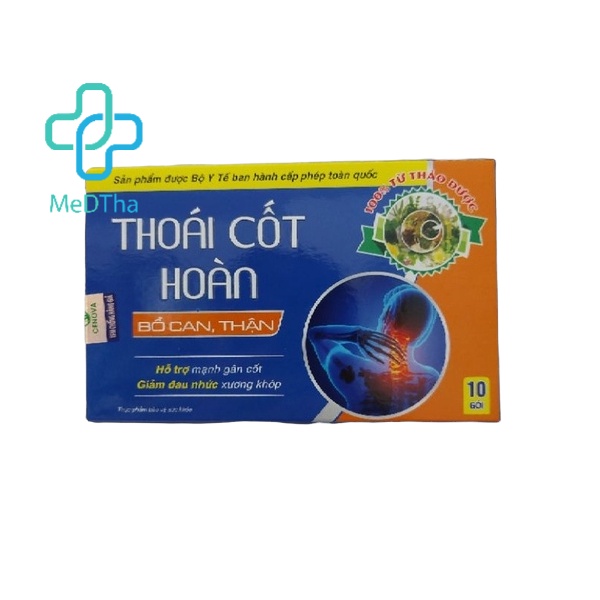 Thoái Cốt Hoàn - Bổ Xương Khớp, Bổ Khớp, Mạnh Gân Cốt, Đau Lưng, Mỏi Gối, Đau Vai Gáy (Hộp 10 Gói) [Chính Hãng]