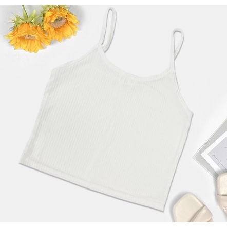 Áo Croptop 2 Dây Nữ Trơn A014 Áo Bra Nữ Mảnh Dáng Lửng Mềm Mại Ôm Co Giãn Thiết Kế Quyến Rũ Tiểu Thư - CHAKOVET