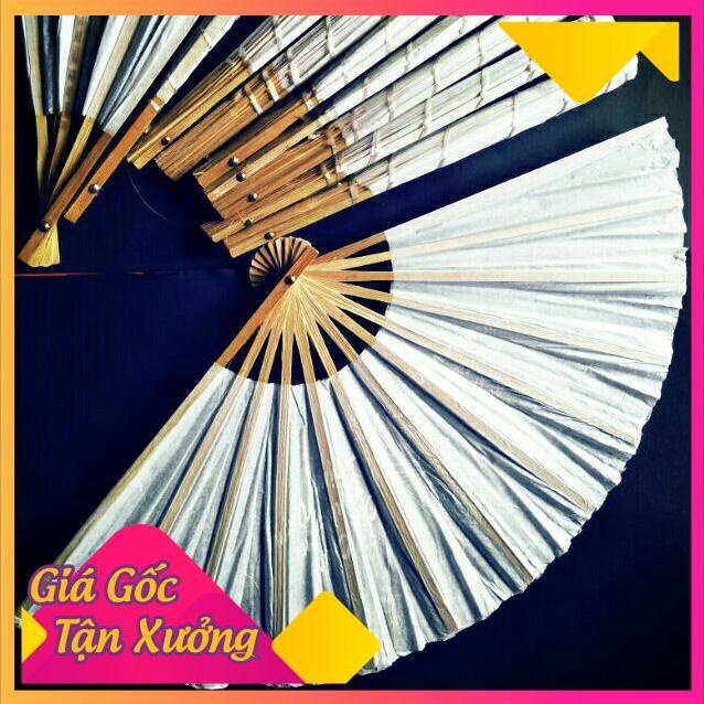 Bộ 10 quạt giấy màu trắng cho bé sáng tạo - MỘC XINH