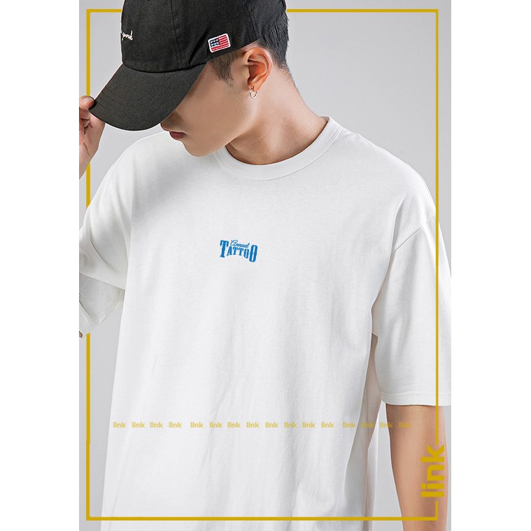 Áo thun TATTOO ngài độc lạ tay lỡ form rộng