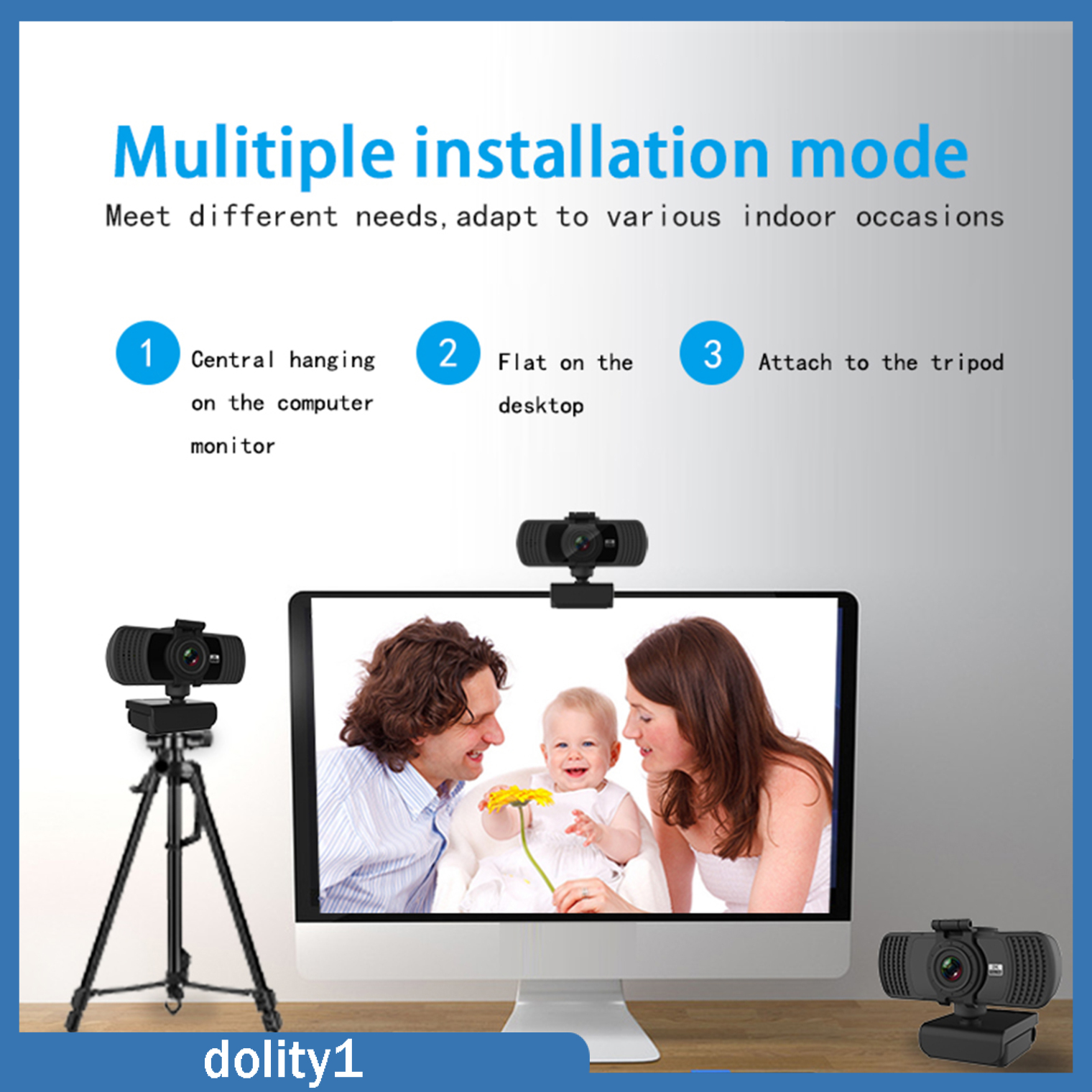 Webcam Độ Phân Giải Full Hd 4mp Usb 2k Kèm Mic Cho Máy Tính, Laptop | BigBuy360 - bigbuy360.vn