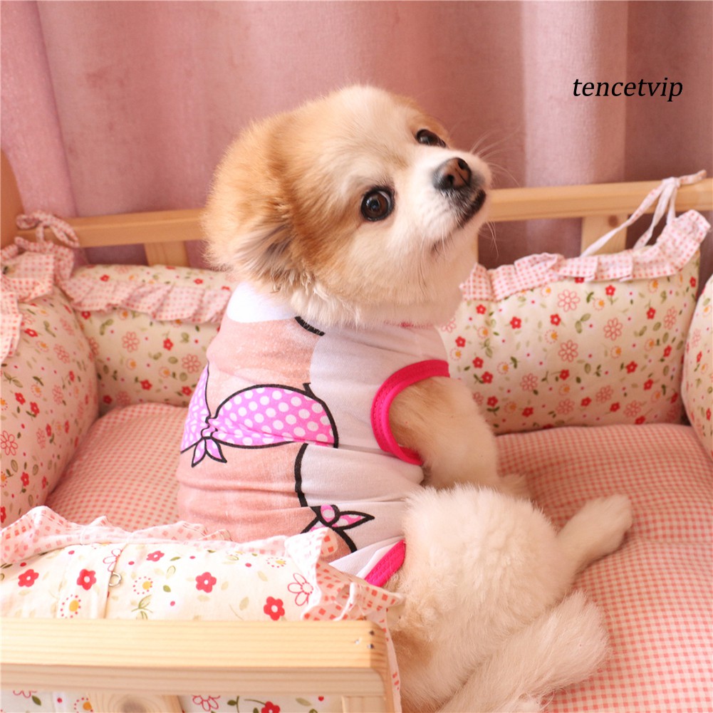 Áo cho thú cưng in hình bikini độc đáo