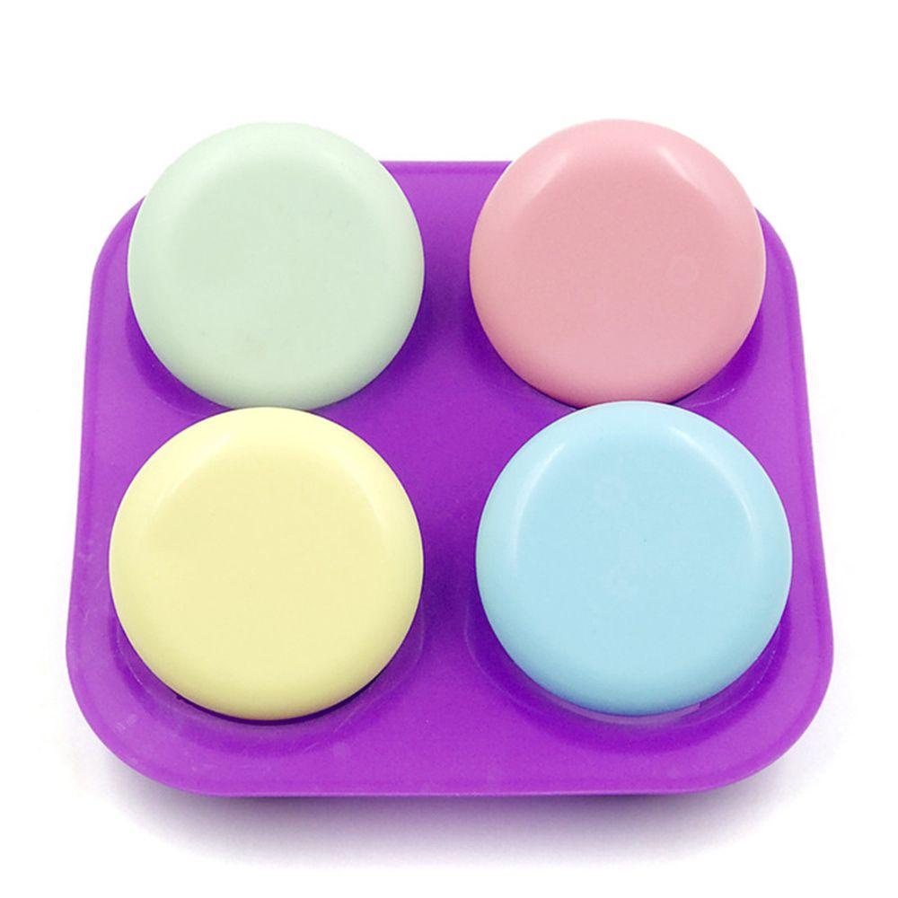Khuôn Silicone Tạo Hình Làm Xà Phòng 3D DIY 4 Ngăn