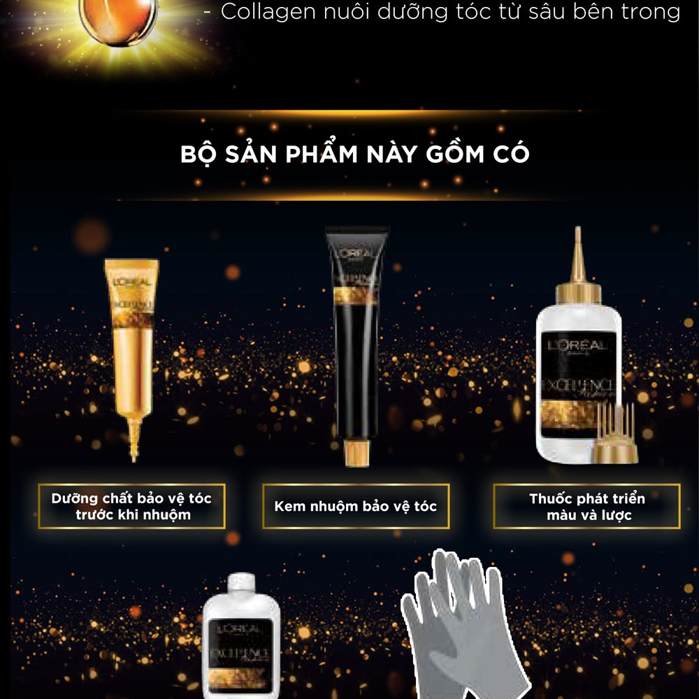 Kem nhuộm dưỡng tóc màu thời trang L'Oreal Paris Excellence Fashion 172ml