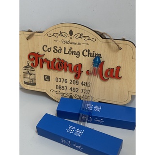 Cóng uống thủy tinh Tàu cho chim chào mào , chích chòe, khuyên , yến ống dài cao cấp