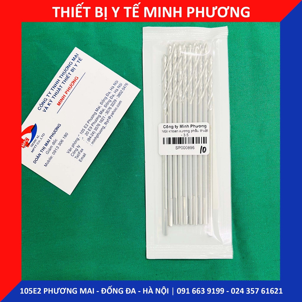 Mũi khoan xương phẫu thuật các cỡ