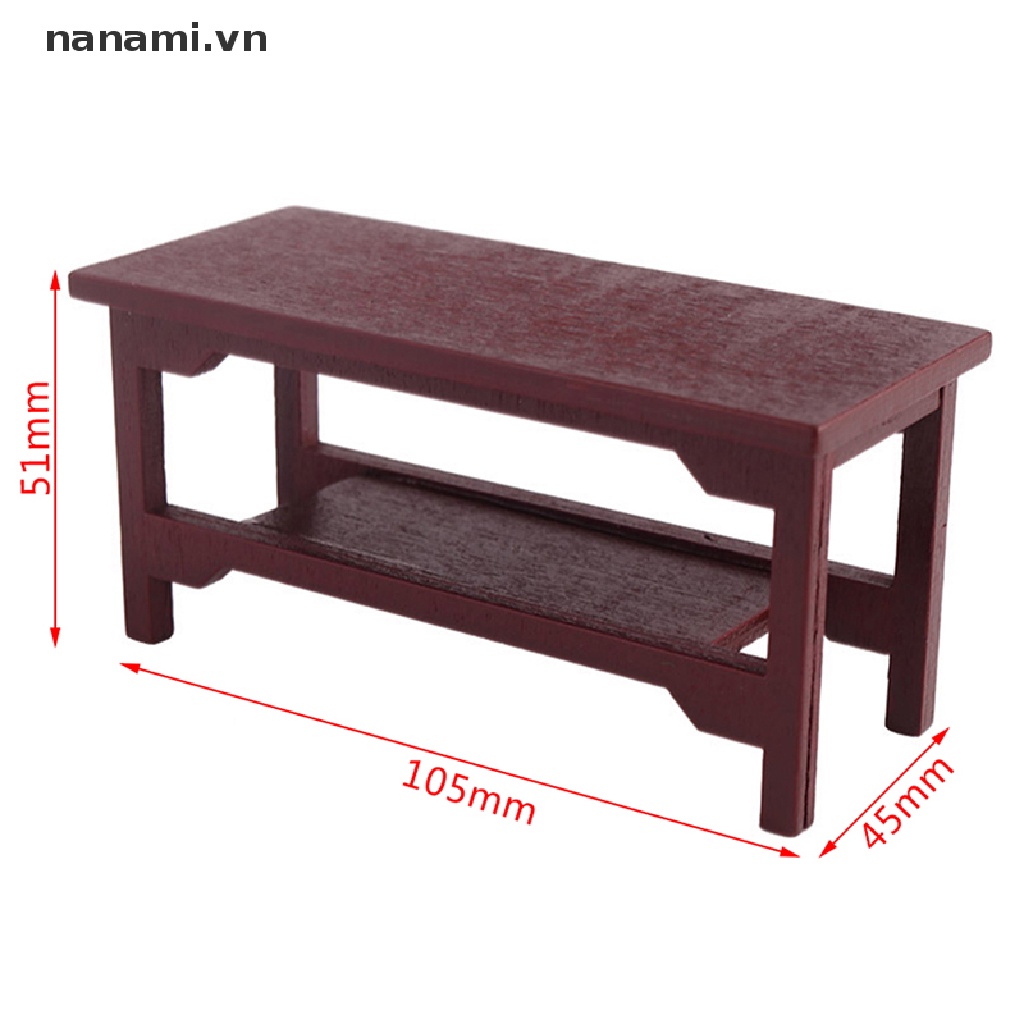 Mô Hình Bàn Cà Phê Retro Mini Tỉ Lệ 1: 12 Trang Trí Nhà Búp Bê