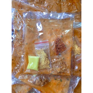 Bánh tráng cuốn bơ -chà bông ,hành,ruốc,bơ