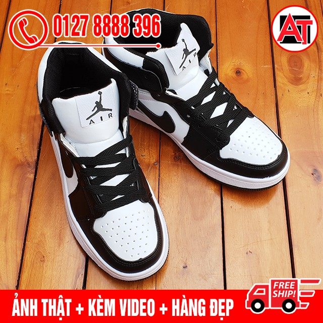 [FLASH SALE] Giày Jordan 1 Đen Trắng Nam Nữ