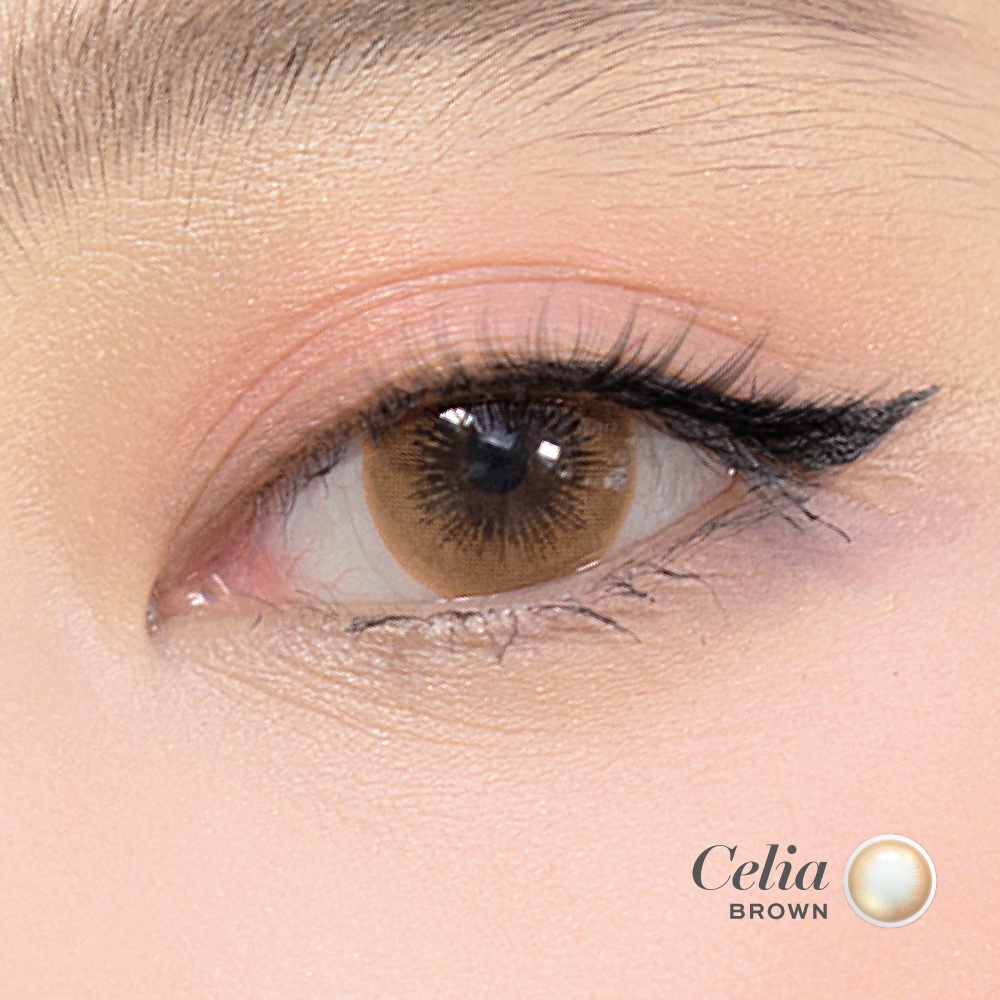 Kính Áp Tròng DOLL EYES Celia Brown Limited Edition 14,2mm