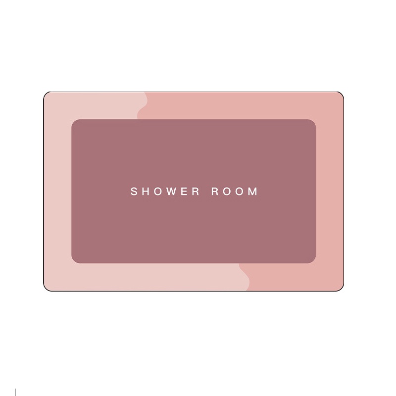 Thảm lót cửa chùi chân NAFENA thấm hút nước chống trượt cho phòng tắm/phòng ngủ