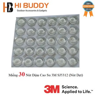 Miếng 30 Nút Đệm Cao Su 3M SJ5312 (Nút Dẹt)