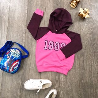 Áo hoodies hồng cho bé