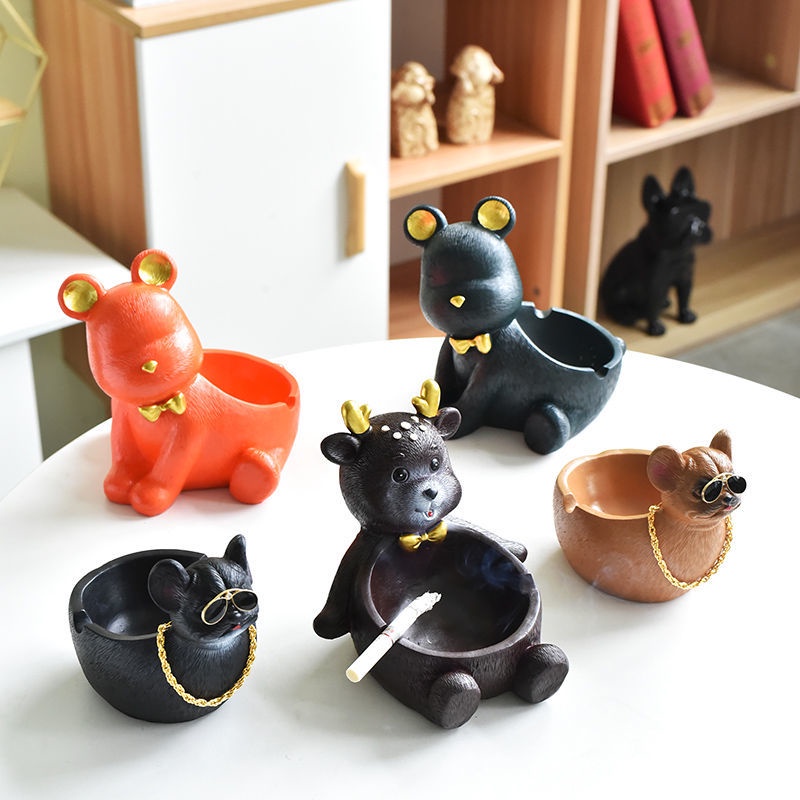 Gạt Tàn Thuốc Bằng Nhựa Resin Kiểu Bắc Âu Trang Trí Nhà Cửa / Văn Phòng