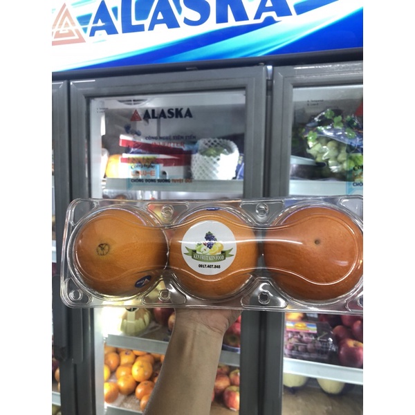 Hộp 3 trái Cam Úc gần 1.2 kg