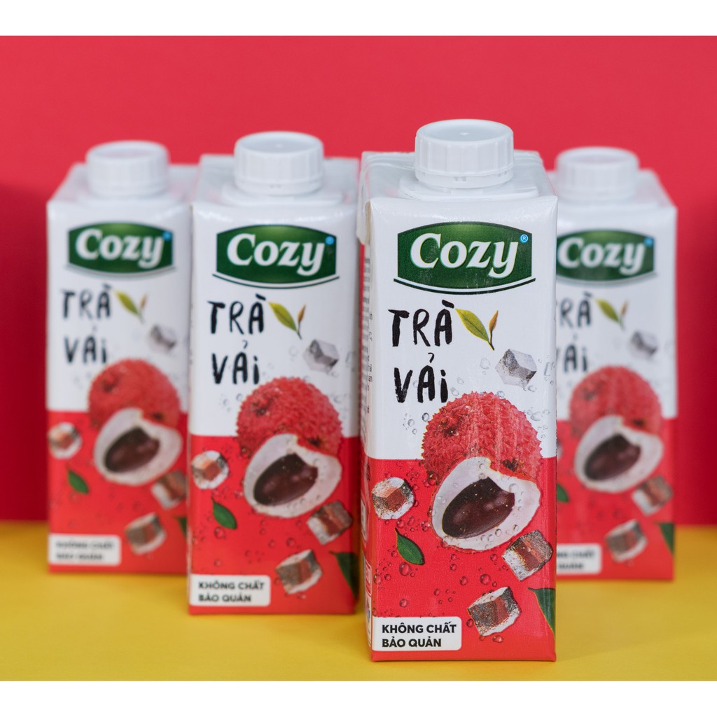 Trà vải Cozy hộp 225ml