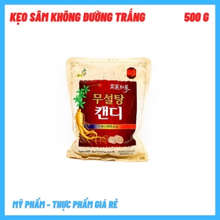 Kẹo sâm - kẹo hồng sâm không đường 365 hàn quốc túi 500g màu trắng