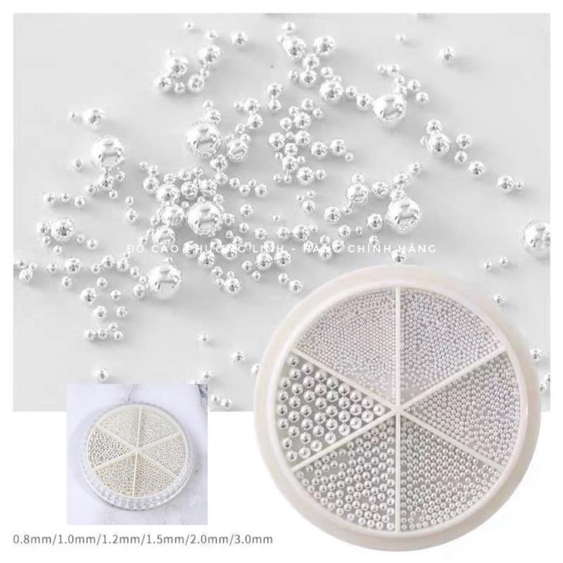 Bi nail , bi úc trang trí móng vàng bạc mix đủ size to nhỏ - Ann933233