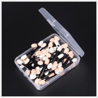 Cọ phấn mắt 2 đầu bông mút xốp mềm mại tán đều màu tiện dụng