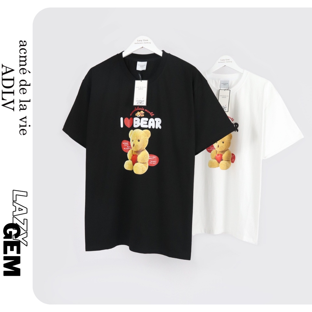 Áo Thun ADLV I LOVE TEDDY BEAR - Chính Hãng 100% SHIPPED KOREA