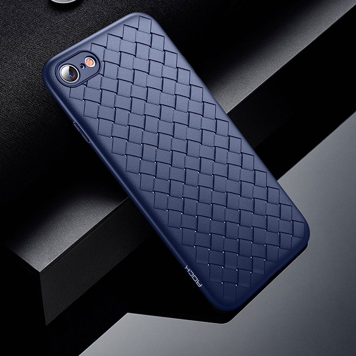 Ốp điện thoại TPU mềm kiểu đan dệt thời trang cho iPhone 5 5s SE 6 6S 7 8 Plus X XR XS Max