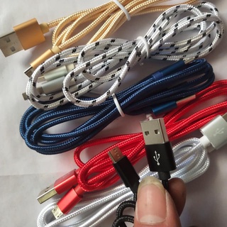Cáp sạc bọc dù chống đứt Dài 3m Chân Micro