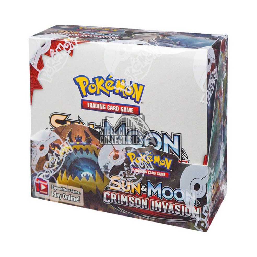 Bộ Thẻ Bài pookemon 324 Thẻ Trading Card Game Pokémon Sun&Moon Crimson Invasion TCG Sưu Tập Cao Cấp