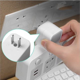 Ổ cắm điện 2 chân thông minh đèn ngủ cảm ứng cắm sạc 2 usb chống sét cao cấp