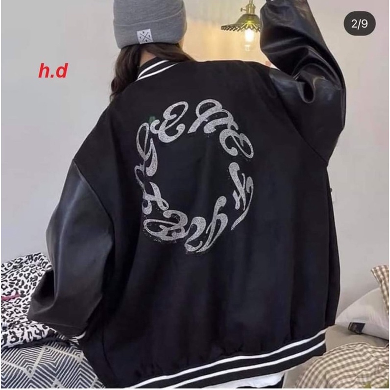 Áo bomber bóng vòng tròn TH6