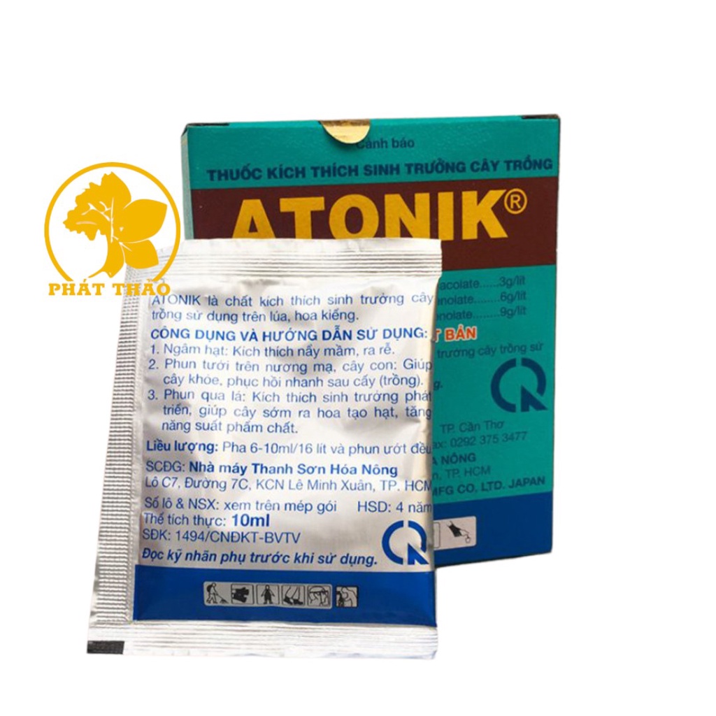 Combo 5 gói Atonik gói 10ml - ADC Kích chồi, giúp lá xanh mướt,dưỡng lá