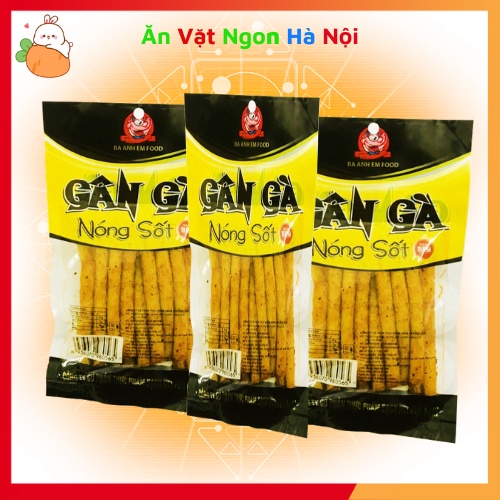 1 Gói Snack Gân Gà Nóng Sốt Dai Ngon Đồ Ăn Vặt Cổng Trường Cho Mọi Người