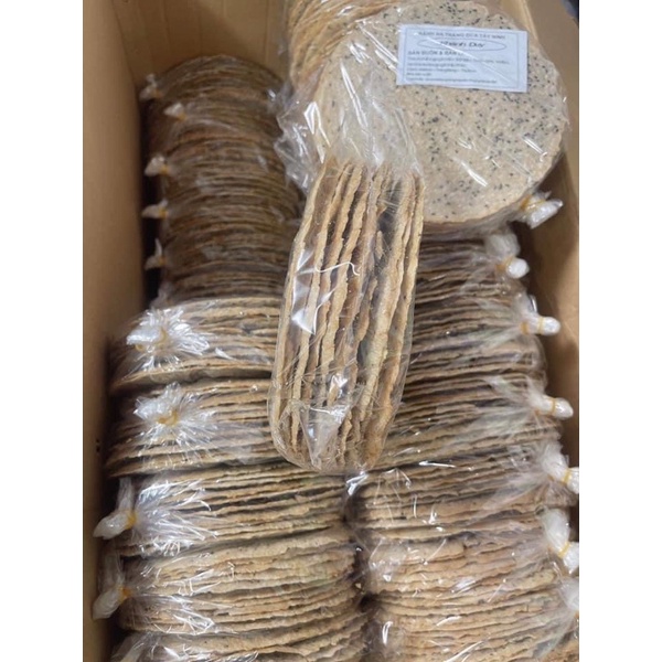 Bánh đa dừa Tây Ninh 1 bịch 10 chiếc nướng sẵn thương hiệu KH1