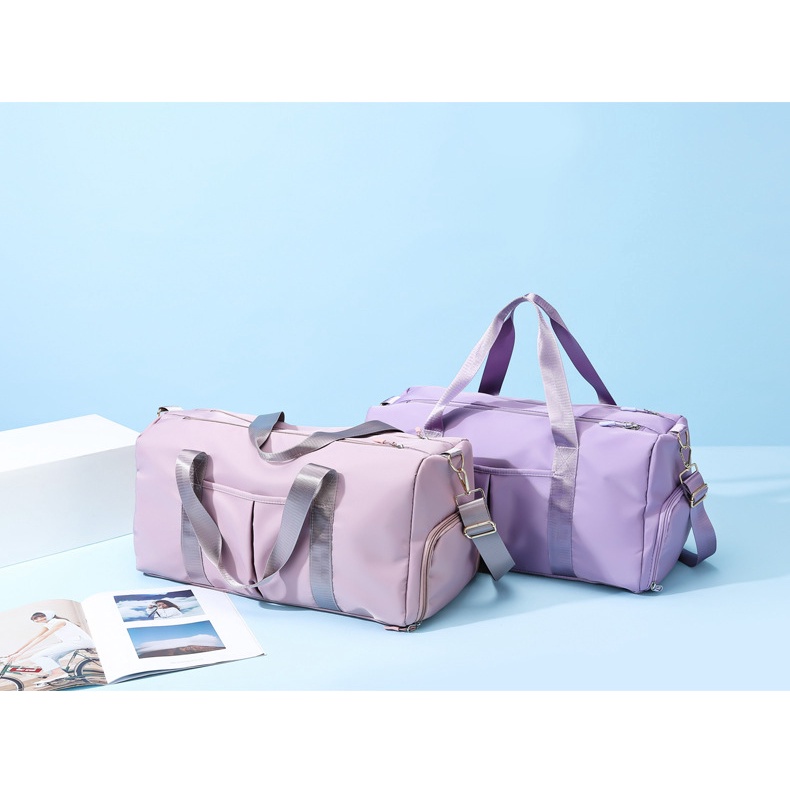 [LOẠI 1-CHẤT ĐẸP] Túi xách du lịch chống thấm nước size lớn có ngăn để giày - túi trống đa năng tích hợp được vali kéo