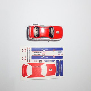 Hotwheels Decal Dán Trang Trí Xe Đua Livery Racing - Nissan Retro - Skyline Gtr R32