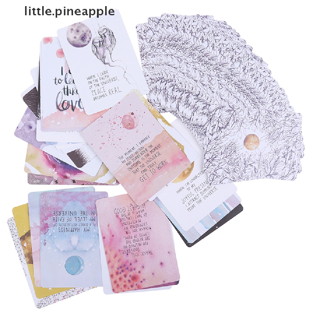 [little.pineapple] Universe Oracle Cards Deck Mysterious Tarot Cards Divination Fate Board Game Boutique