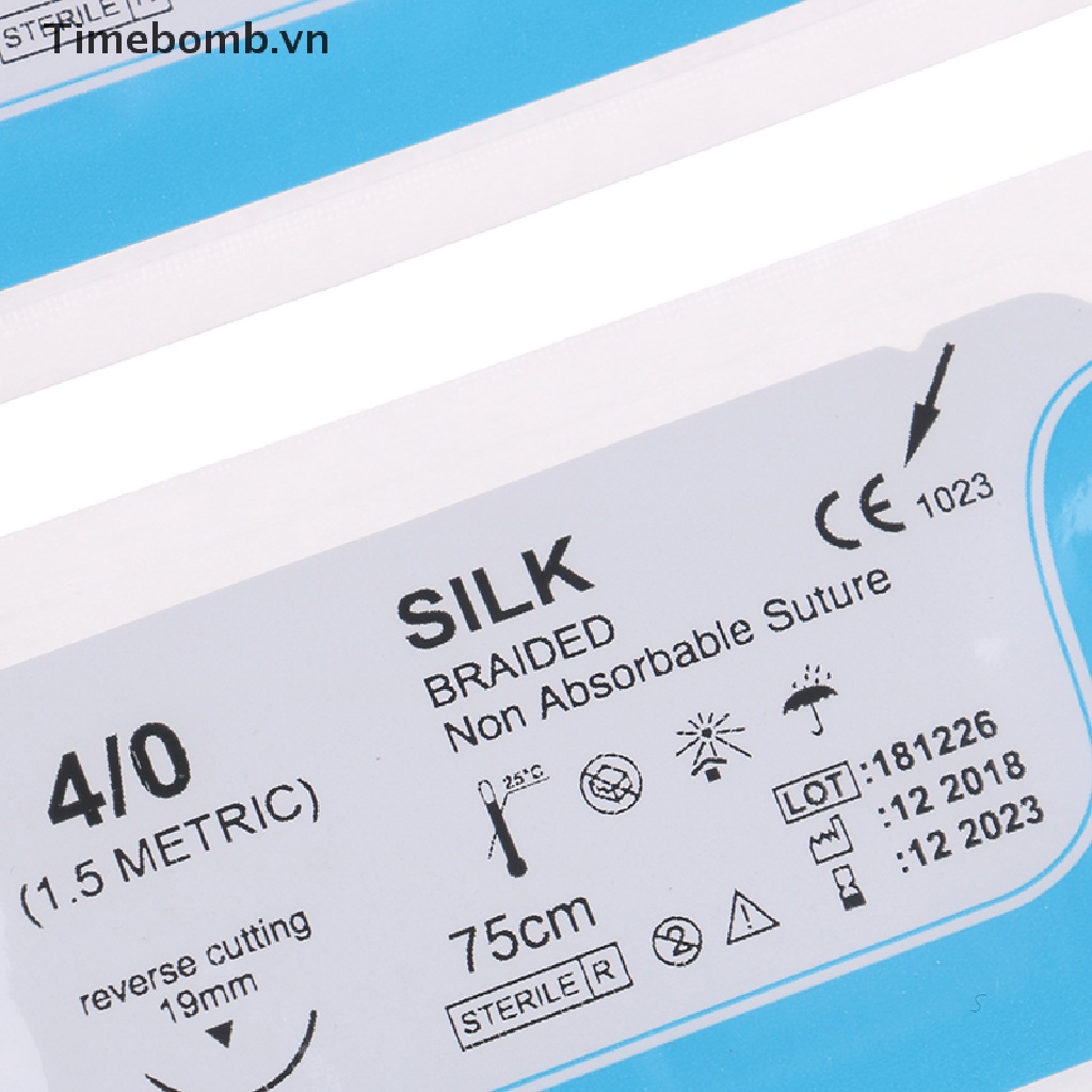 (Hàng Mới Về) Bộ 12 Kim Y Tế Dùng Để Luyện Tập Vết Thương Trong Nha Sĩ