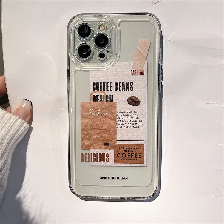 Ốp Điện Thoại TPU Silicon Mềm Trong Suốt Thời Trang Cho iPhone 12 13 SE2020 6 6S 7 8 Plus X XS XR 11 Pro Max