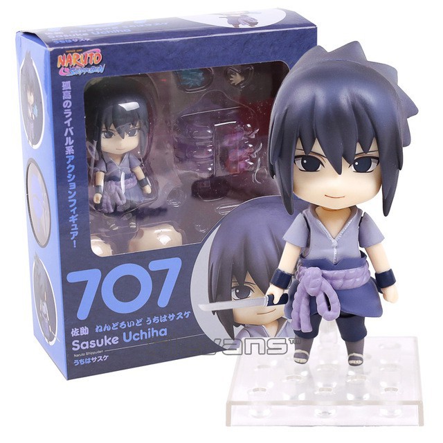 GIÁ HỦY DIỆT Mô Hình Sasuke Uchiha Nendoroid 707 Full Phụ Kiện - Hoạt Hình Anime Naruto