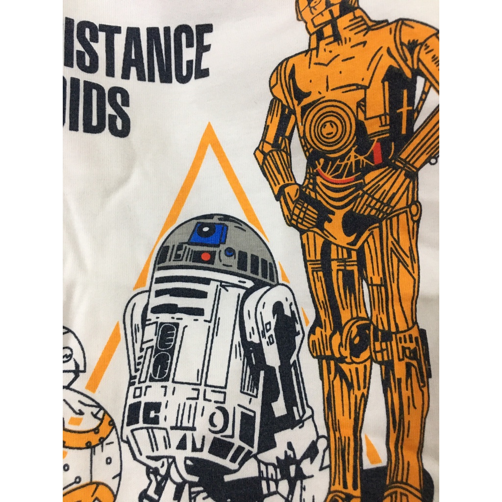 Bộ Star War 100% cotton mỏng dài tay con trai từ 6/7y và 8/9y