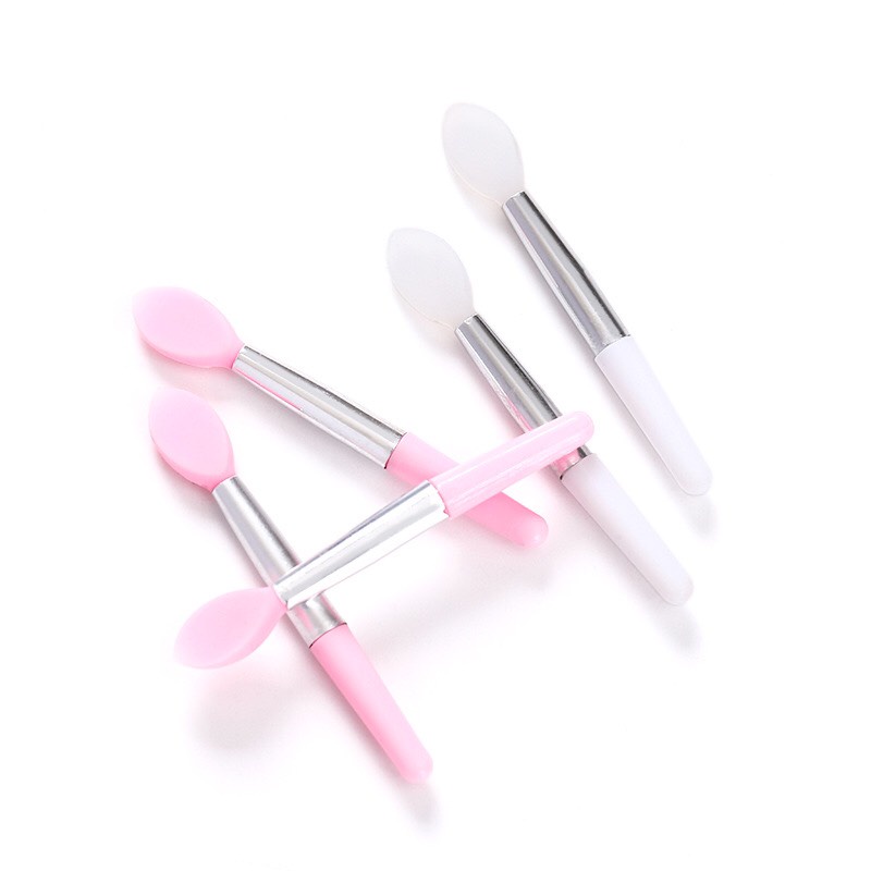 Cọ môi Silicon trong suốt có nắp đậy dài 10.8cm 🍀Clovershop68🍀