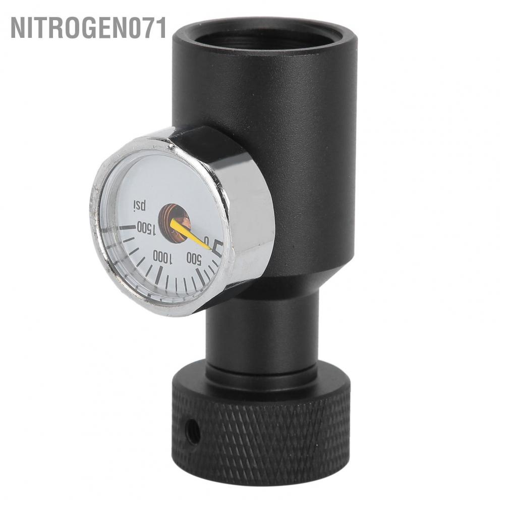 Đầu nối bình nước TR21-4 CO2 có đồng hồ đo 0-1500psi