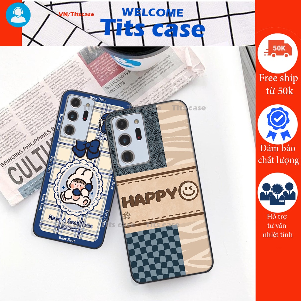 Ốp lưng Samsung Galaxy NOTE 20 ULTRA in hình bò sữa, gấu be@r, cute cực  ĐỈNH -  cực CHẤT-  cực COOL