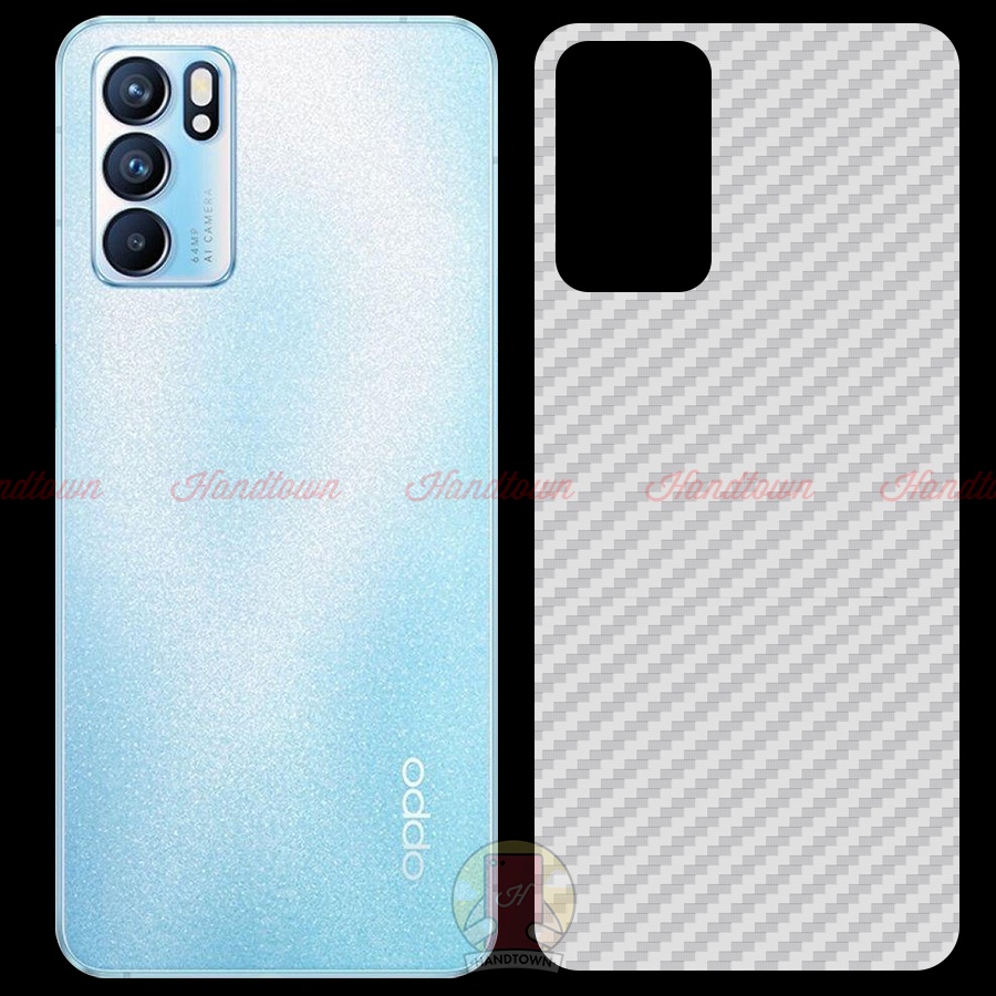 Dán Lưng Cacbon Oppo Reno 6 Reno5 4 Pro Pro+ Plus 4G 5G Reno2 2Z 2F Ace Tản Nhiệt Chống Xước Bảo Vệ Mặt Lưng Cao Cấp