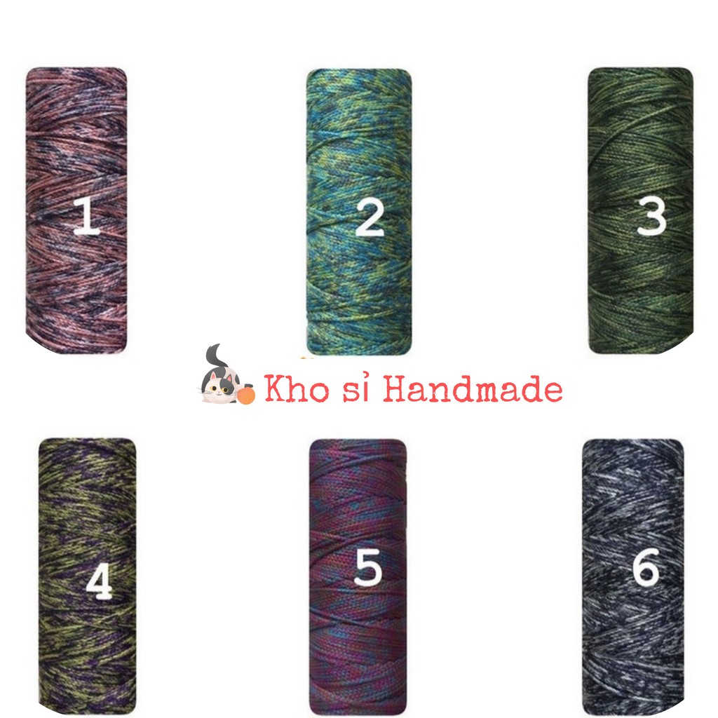 Sợi dệt loang 2mm Việt Nam (Mã 01 đến 24)