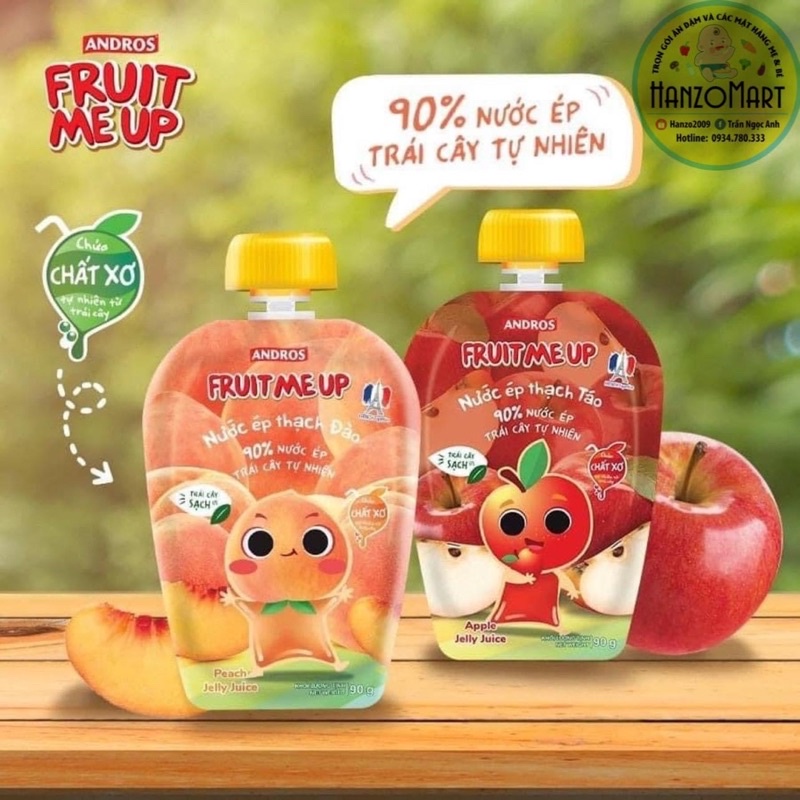 Nước ép thạch trái cây FRUIT ME UP cho bé