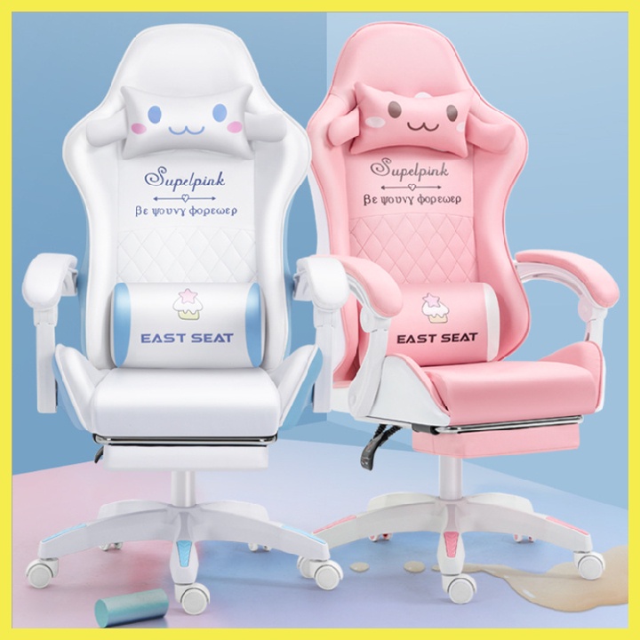 Ghế Gaming Cao Cấp Dành Cho Các Game Thủ,Live Stream, Ghế Xoay Văn Phòng - Có Gác Chân